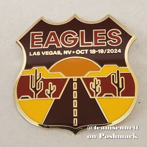 Eagles Sphere Enamel Pin / Weekend 4 / October 18 - 19 / Dark Desert Highway